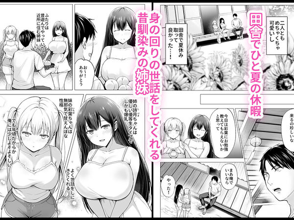 夏休みのハーレム・妹〜田舎で姉妹ハーレム！ベタ甘な妹といちゃラブえっち〜 画像1