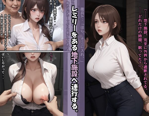 囚われた女戦士（牢獄で集団種付け）レミリ―編/ドラマ美麗CG集 画像5